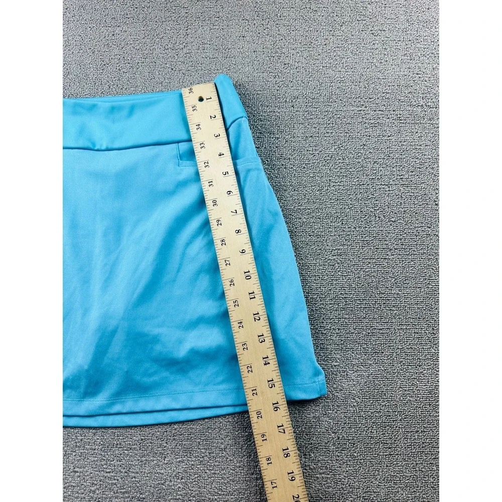 Adidas Skort Women XS Blue Athletic‎ Pockets Stretch Pull On Tennis Activewear
